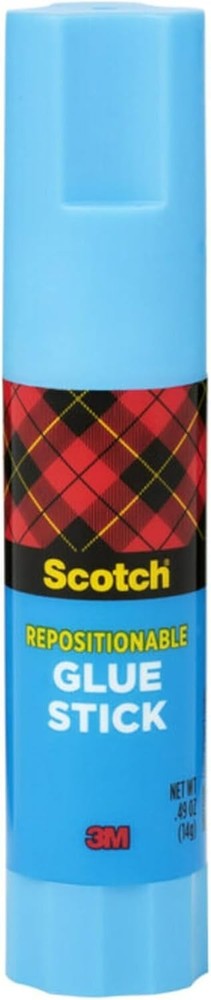 Removable Restickable Glue Stick.49oz, Repositionable Stick (5-Pack) 5-PACK
