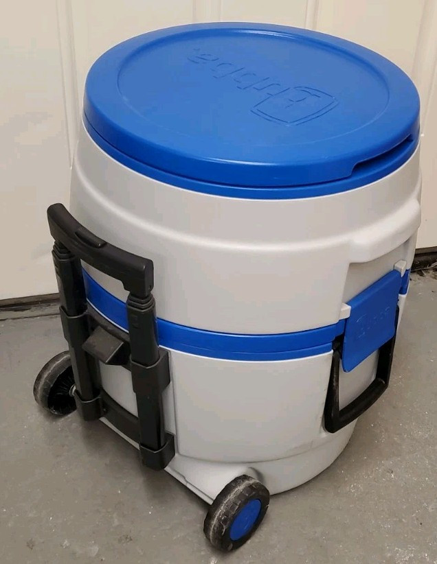 Bubba Keg Cooler 2 Layer 2-in-1 Wheeled Ice Chest Handle