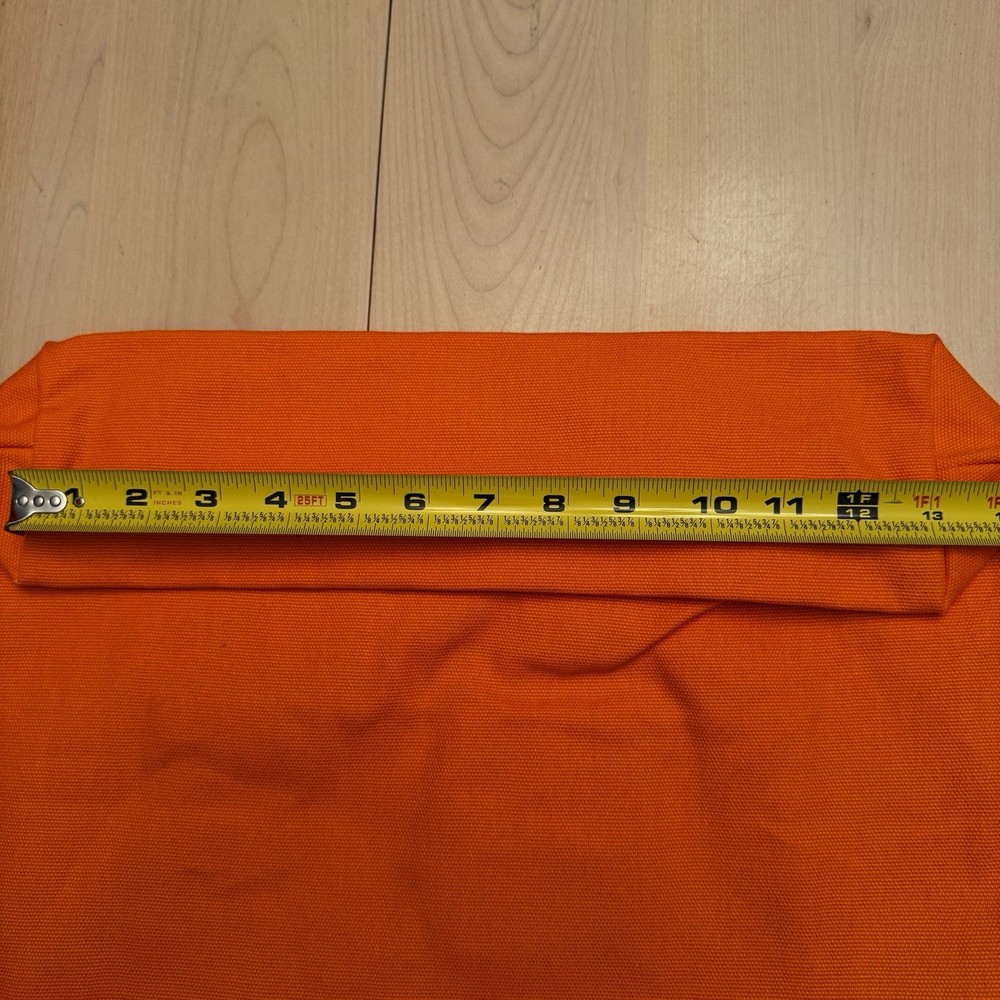 ESPRIT Vintage Throw-back 90's Orange Canvas Tote Authentic NWT