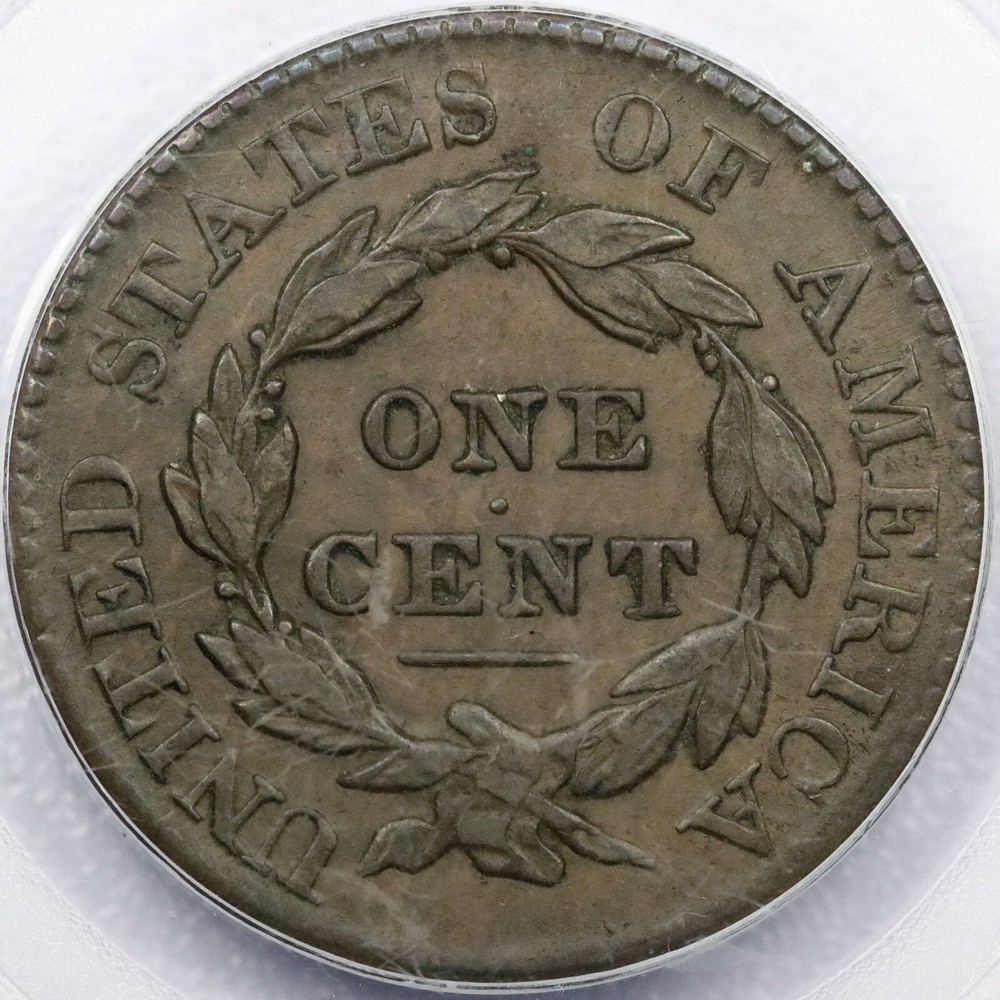 1826/5 1c Coronet Head Large Cent - PCGS AU 53
