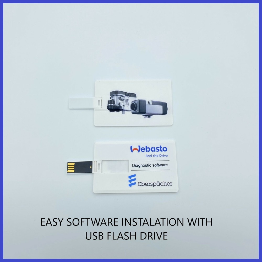 USB Diagnostic for WEBASTO Thermo Test and EBERSPACHER + Additional Connectors