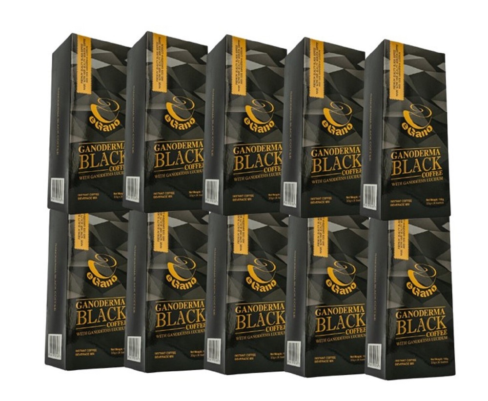 10 Box eGano Premium Ganoderma Black Coffee Ganoderma Lucidum Expedited EXP 2025