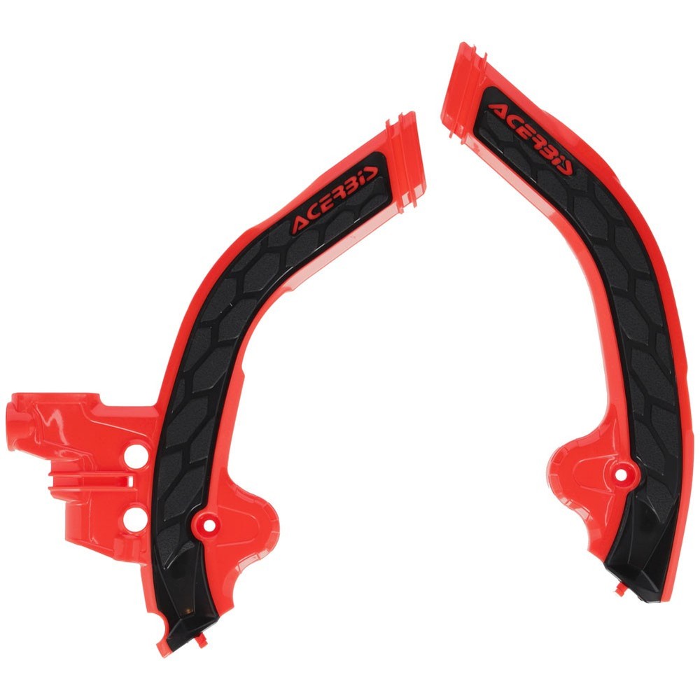 Acerbis X-Grip Frame Guards - Red/Black - Guards