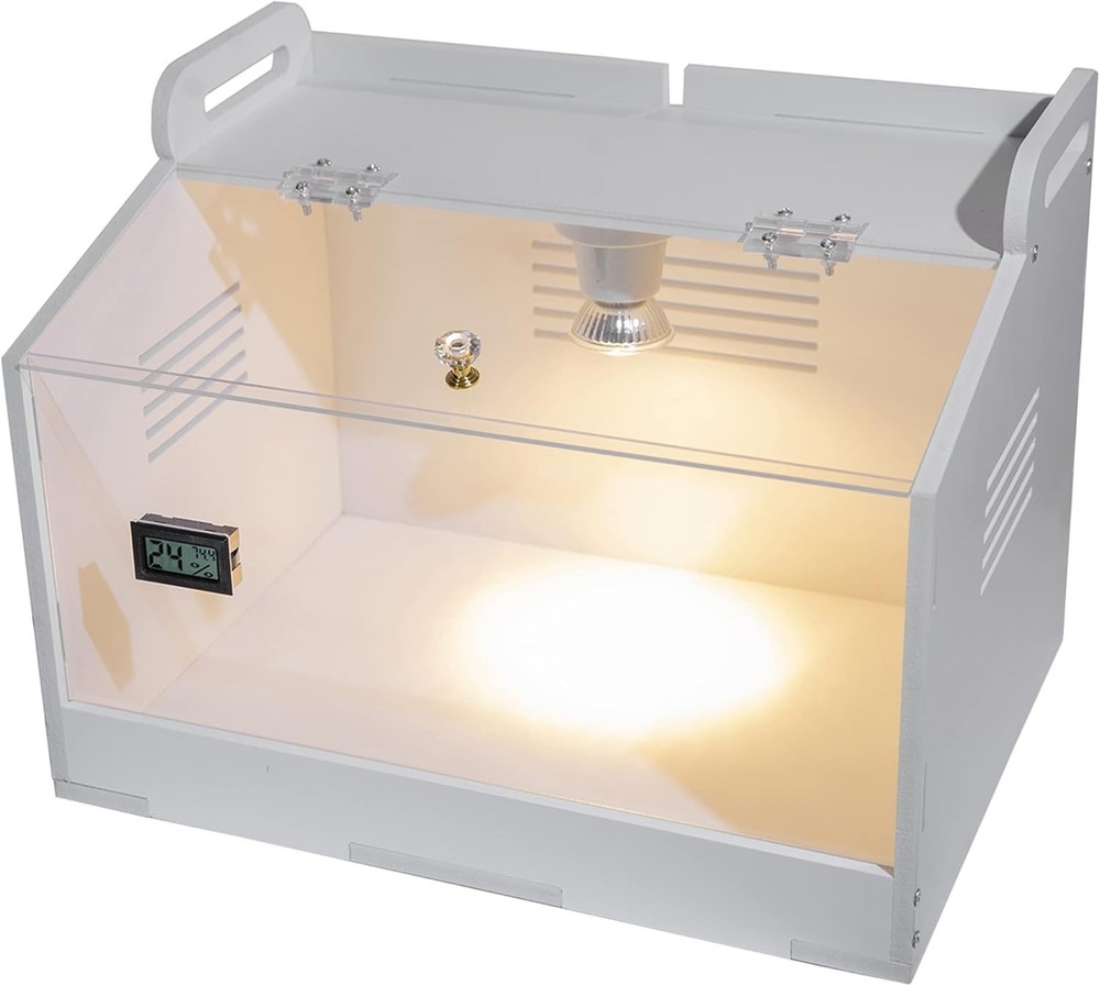 Intelligent Chicken Brooder Box with Temperature Display – Compact & Durable