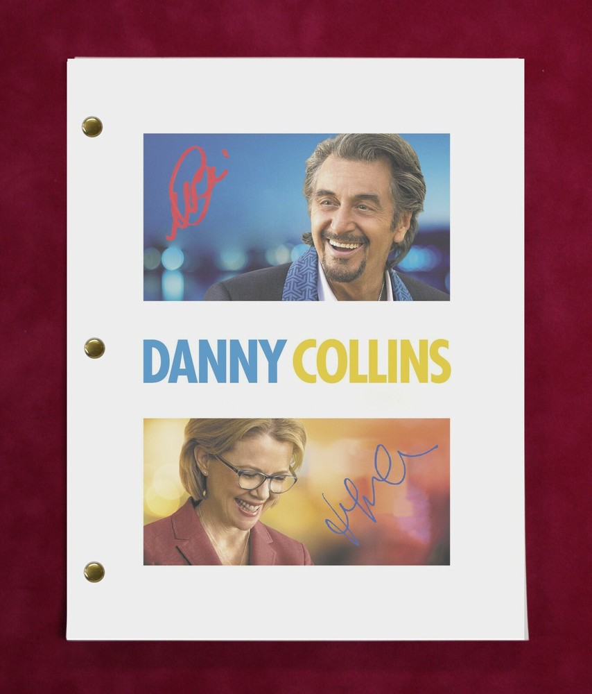 Danny Collins with reproduction signatures