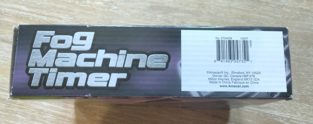Fog Machine Timer - Manual Control Open Box AMSCAN - Pre-owned