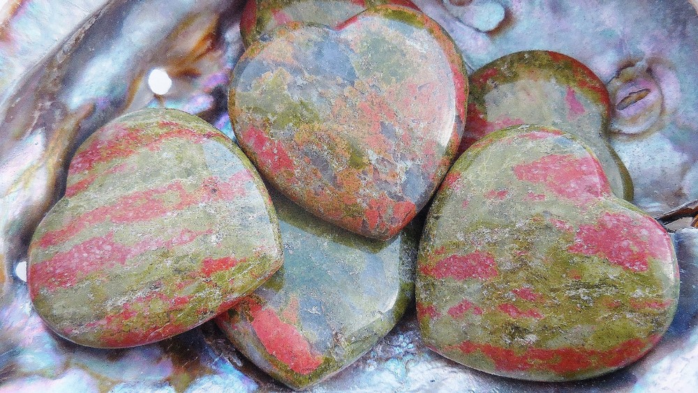 Unakite Heart