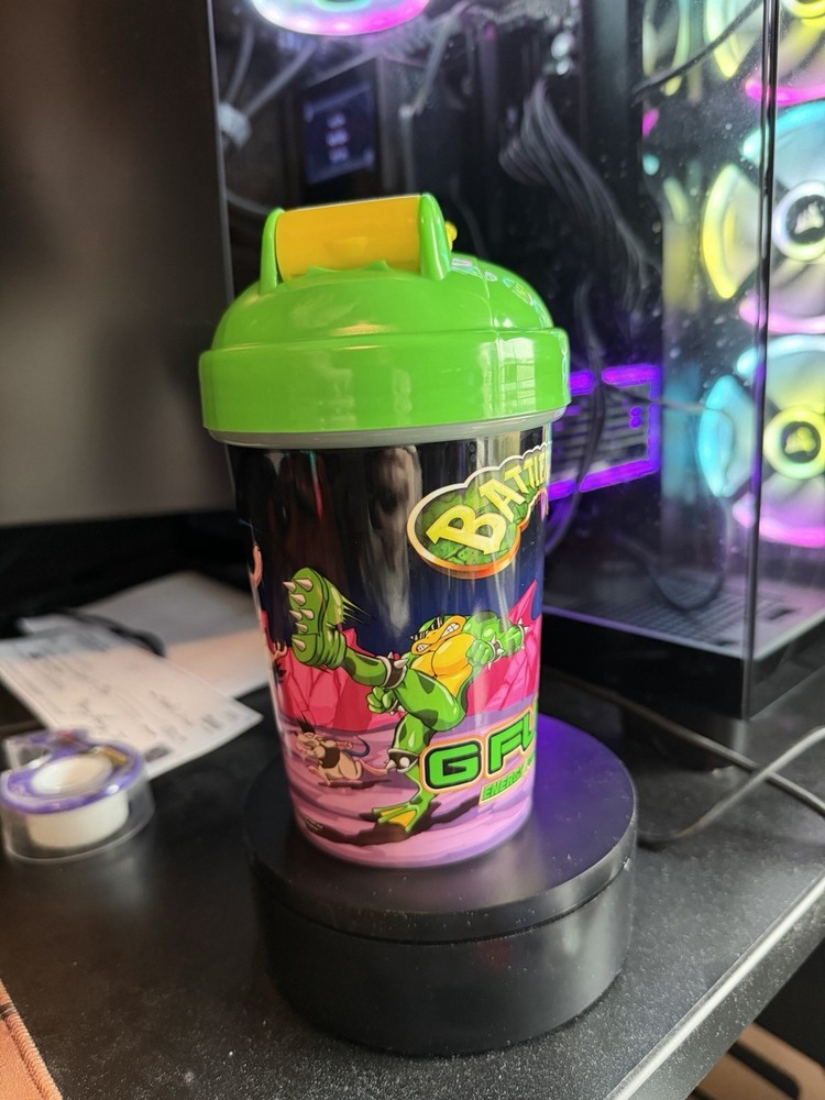 G Fuel Energy Battletoads 16oz Shaker Cup - Used (Read Description)