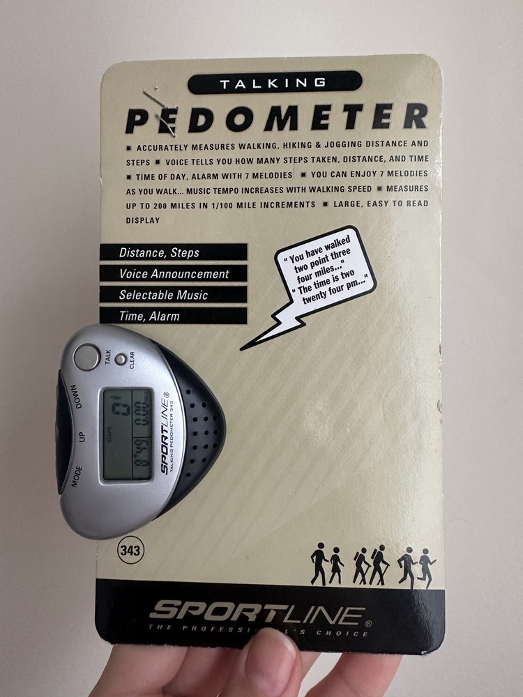 Sportline | 343 Talking Calorie Count Pedometer