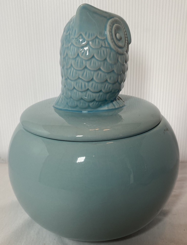Sewing Owl Notions Keepsake Kit Blue Ceramic Thread 177