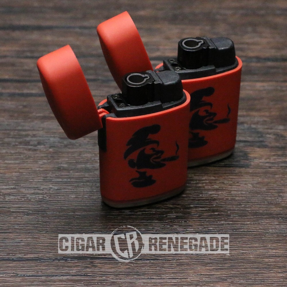 Punch Signature Single Flame Adjustable Refillable Cigar Torch Lighter - 2 Pack