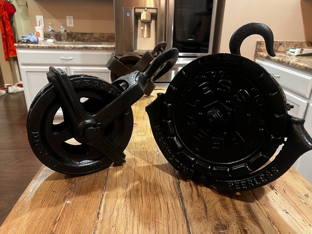 Vintage Peerless 1/2 Ton Pulley System