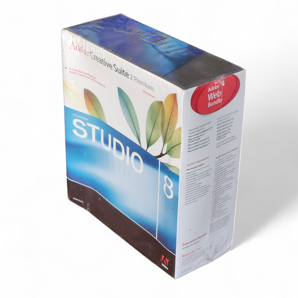 Adobe Creative Suite 2 Premium STUDIO 8 For Windows Brand New Sealed