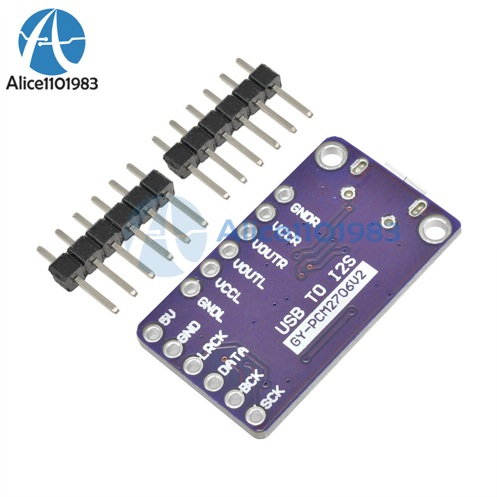 USB TO I2S IIS PCM2706 Gesture Recognition Sensor Decoder Connector Module