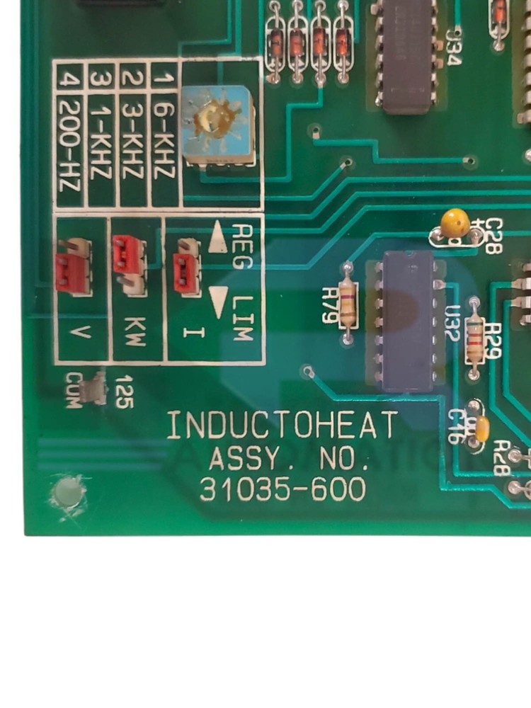 NEW Inductoheat 31035-600E Control Circuit Board Module