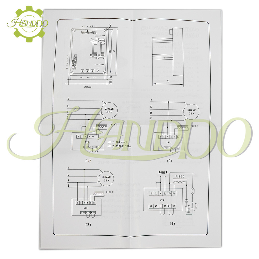 AVR GAVR-20A Automatic Voltage Regulator Replacement For Generator