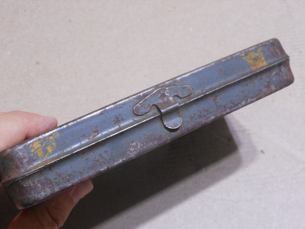 Vintage Snap On Socket Wrenches Metal Tool Box Case - Empty Box