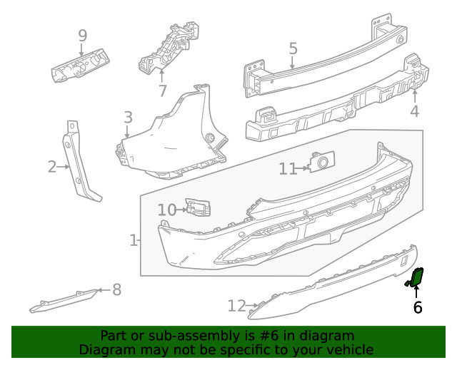 Genuine GM Tow Eye Cap 26347370