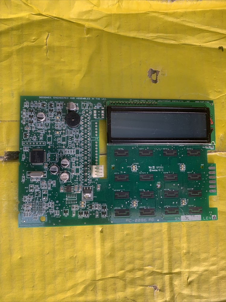 DMP 7160 Thin LCD Digital Keypad White Scarsdale Security Board Only