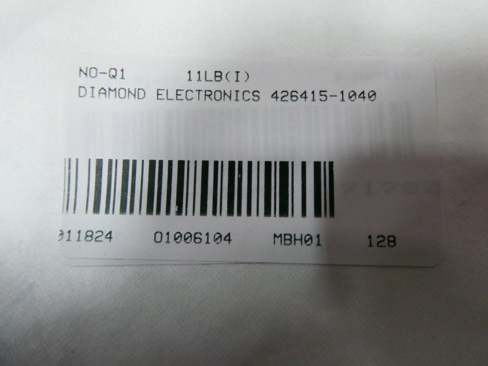 Diamond Electronics 426415-1040 Fixed Ccp Assembly