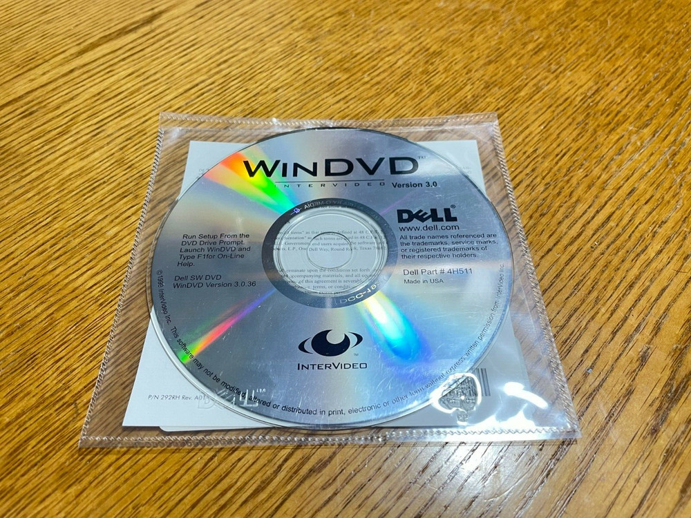 Intervideo WinDVD Version 3.0 - Dell 1999