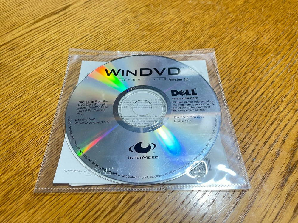 Intervideo WinDVD Version 3.0 - Dell 1999