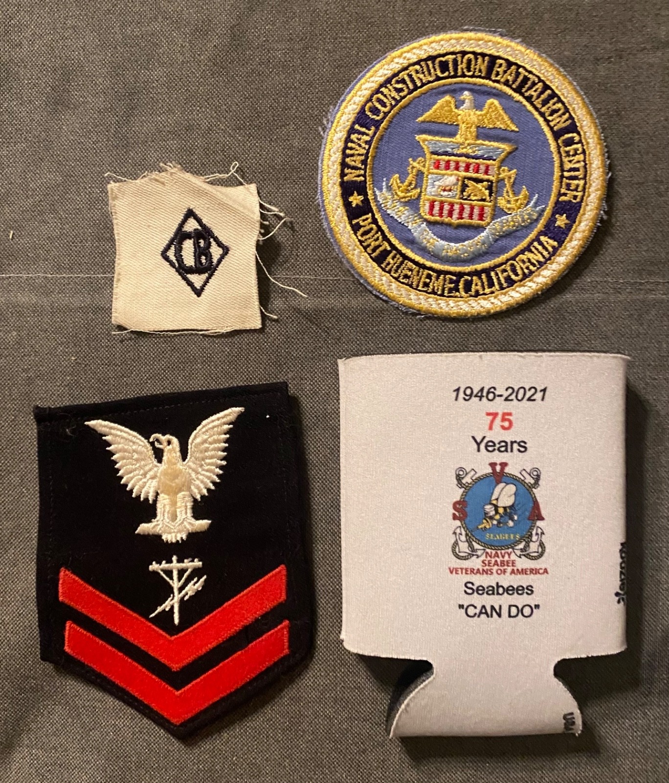 US NAVY SEABEES USN CONSTRUCTION BATTALION GROUPING SVA PORT HUENEME WW2 VIETNAM