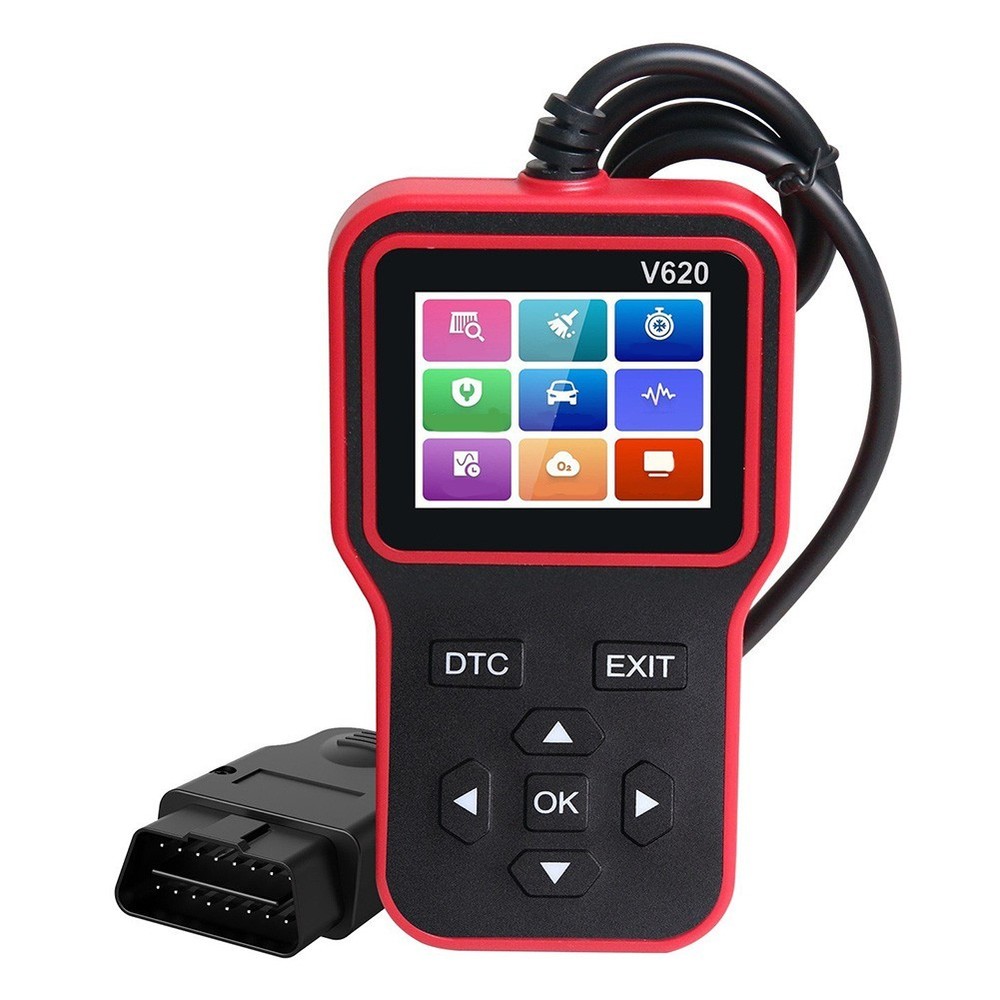 V620 OBD2 Code Reader with Freeze Frame Data Stream MIL Status and Vehicle Info