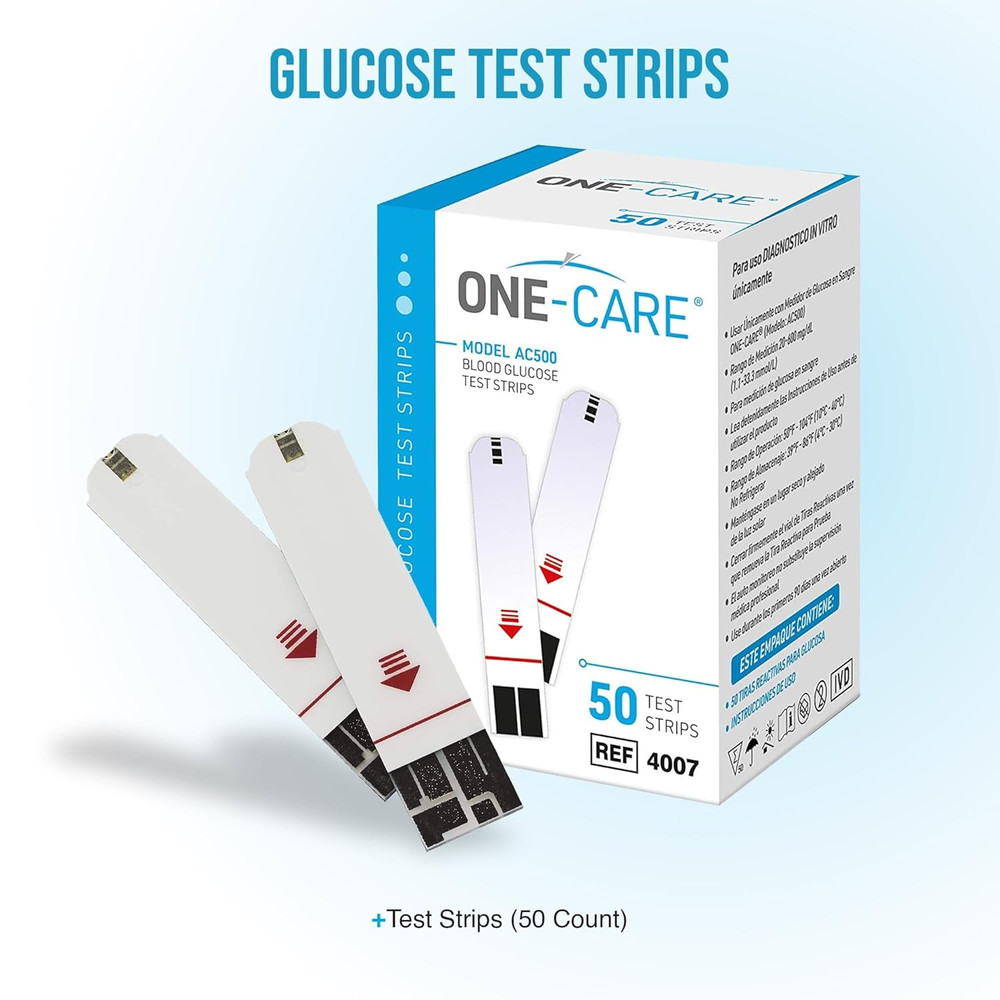 ONE-CARE Blood Glucose Test Strips (Test Strips (50 Pack))