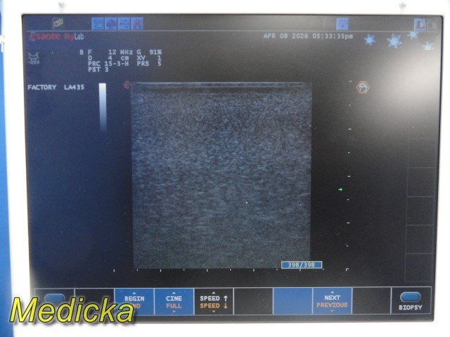 Esaote Biosound LA435 Linear Array Ultrasound Transducer / Probe ~ 39717
