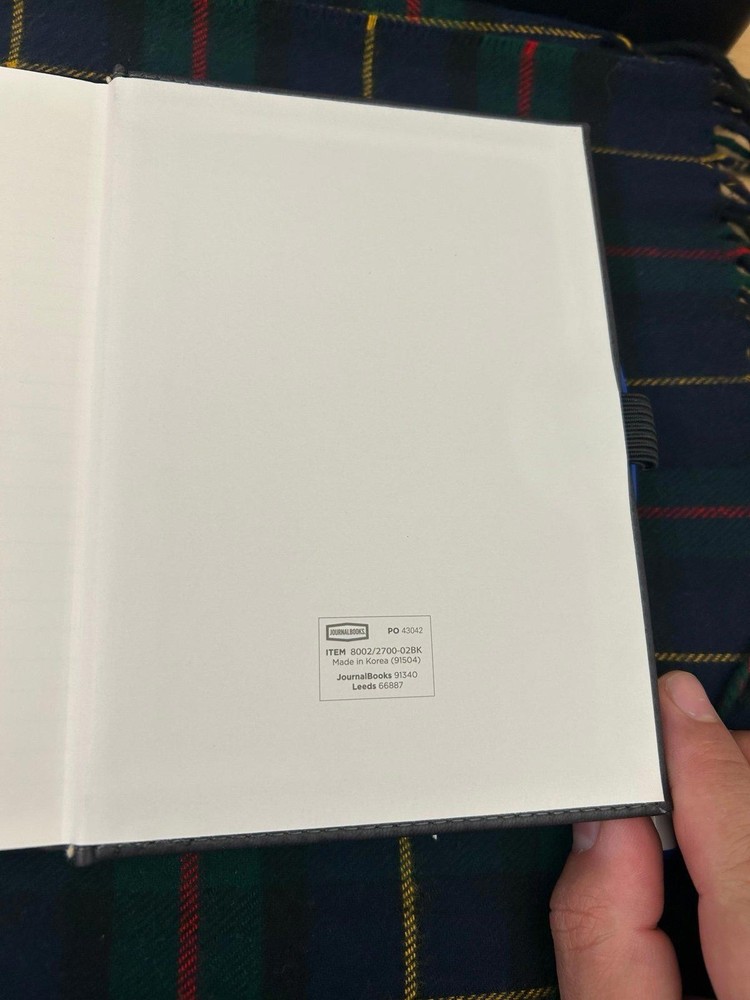 Apple logo bound journal