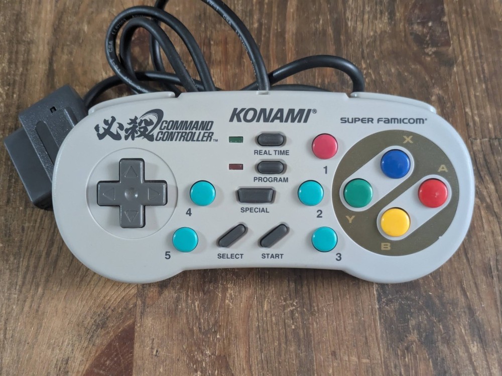 For SFC SNES Controller KONAMI " Hissatsu Command Controller " RU-009 Macro Prog