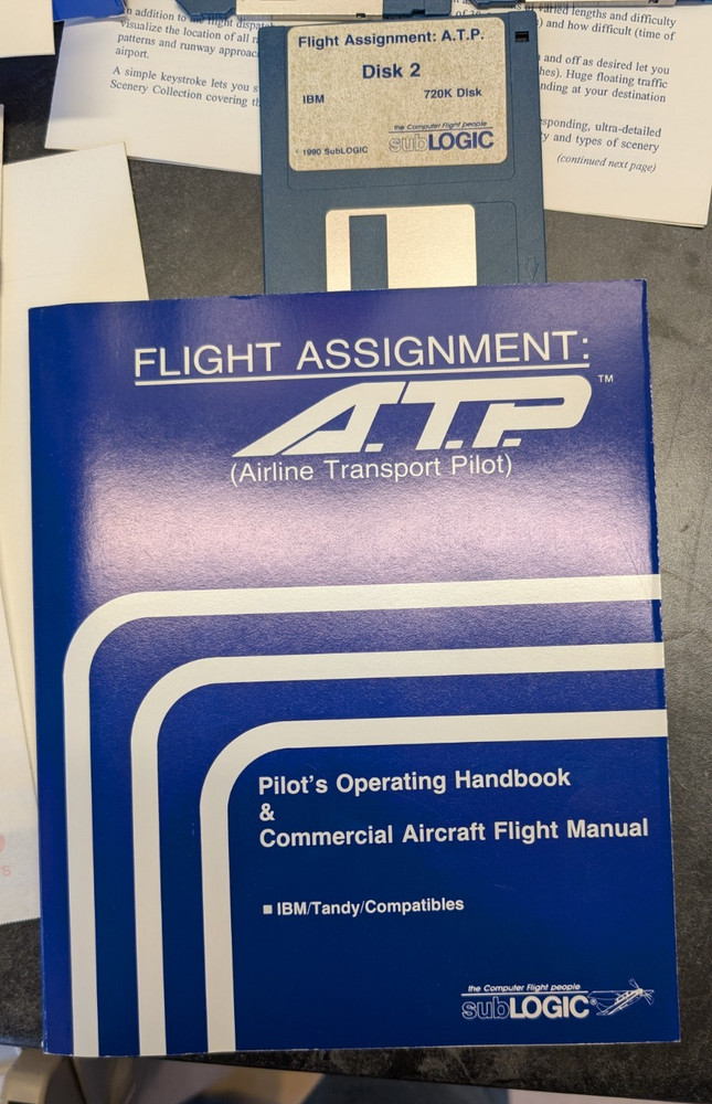 Flight Assignment | A.T.P. | COMPLETE with original sales receipt