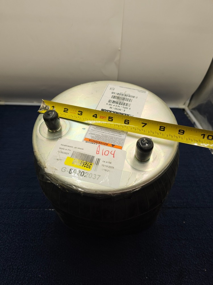 Hendrickson S-34733-56 Damped Air Spring Rolling Lobe with Plastic Piston
