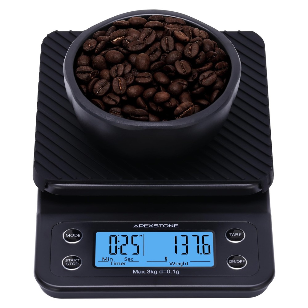 Coffee Scale with Timer Small, Apexstone Espresso Scale with Timer Small, Espres