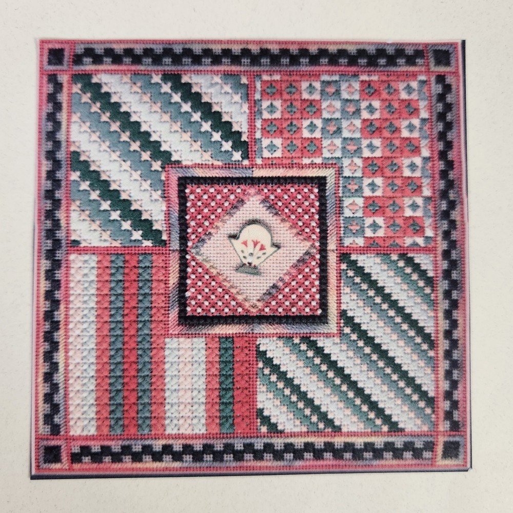 Paula L Towner Design Basic Needlepoint Pattern Chart Patchwork Style Sampler