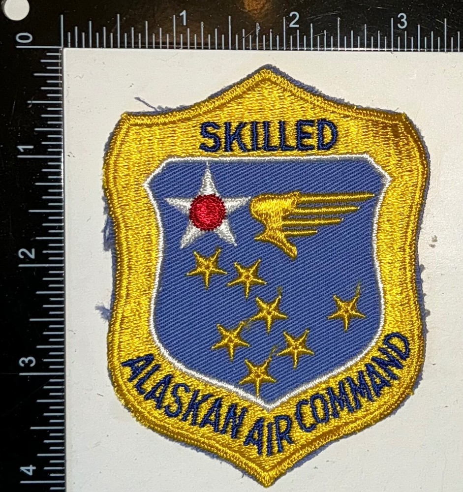 USAF US Air Force Skilled Alaskan Air Command Patch