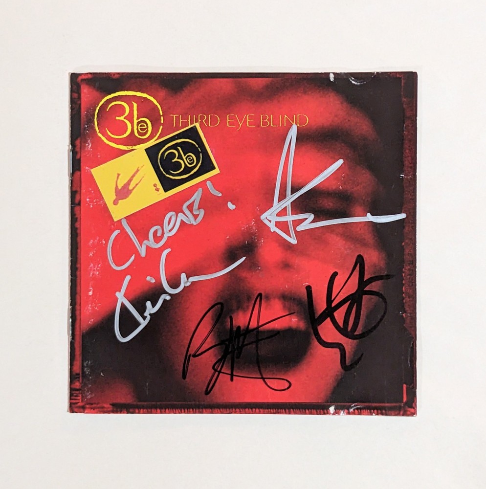 THIRD EYE BLIND 3EB signed compact disc self titled debut CD autograph COA