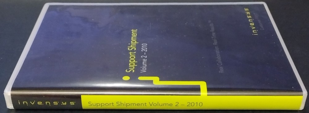 Invensys Customer First Support Shipment Vol 2 2010 Wonderware No activation!