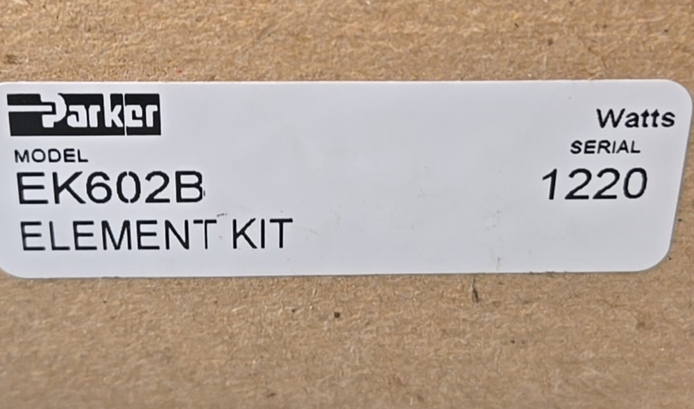 PARKER EK602B Filter Element Kit 40 Micron | OEM PARKER WATTS EK602B