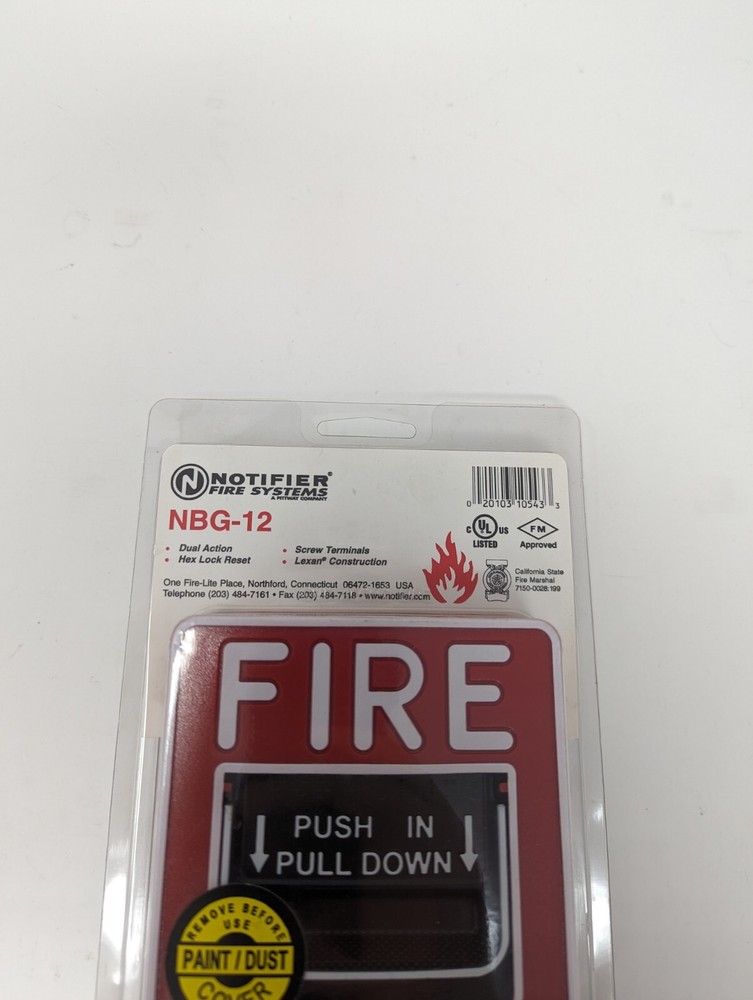 Notifier NBG-12 Dual Action Pull Station for Fire Alarms Manual Pull