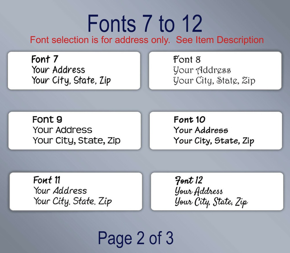30 Personalized CLEAR 1 x 2.63 Inch Return Address Monogram Brush Script Labels