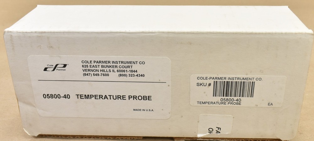 Cole Parmer 05800-40, Temperature Probe