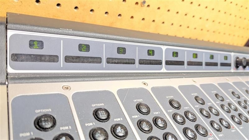 Axia Element Telos Console Surface Broadcast 8 Fader Board w Call Control Module