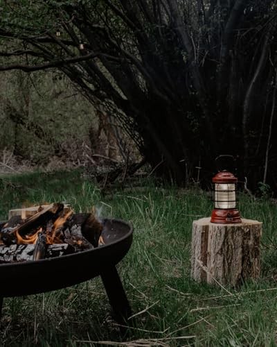 Barebones Forest Lantern – Vintage Rechargeable LED Lantern with Adjustable Red