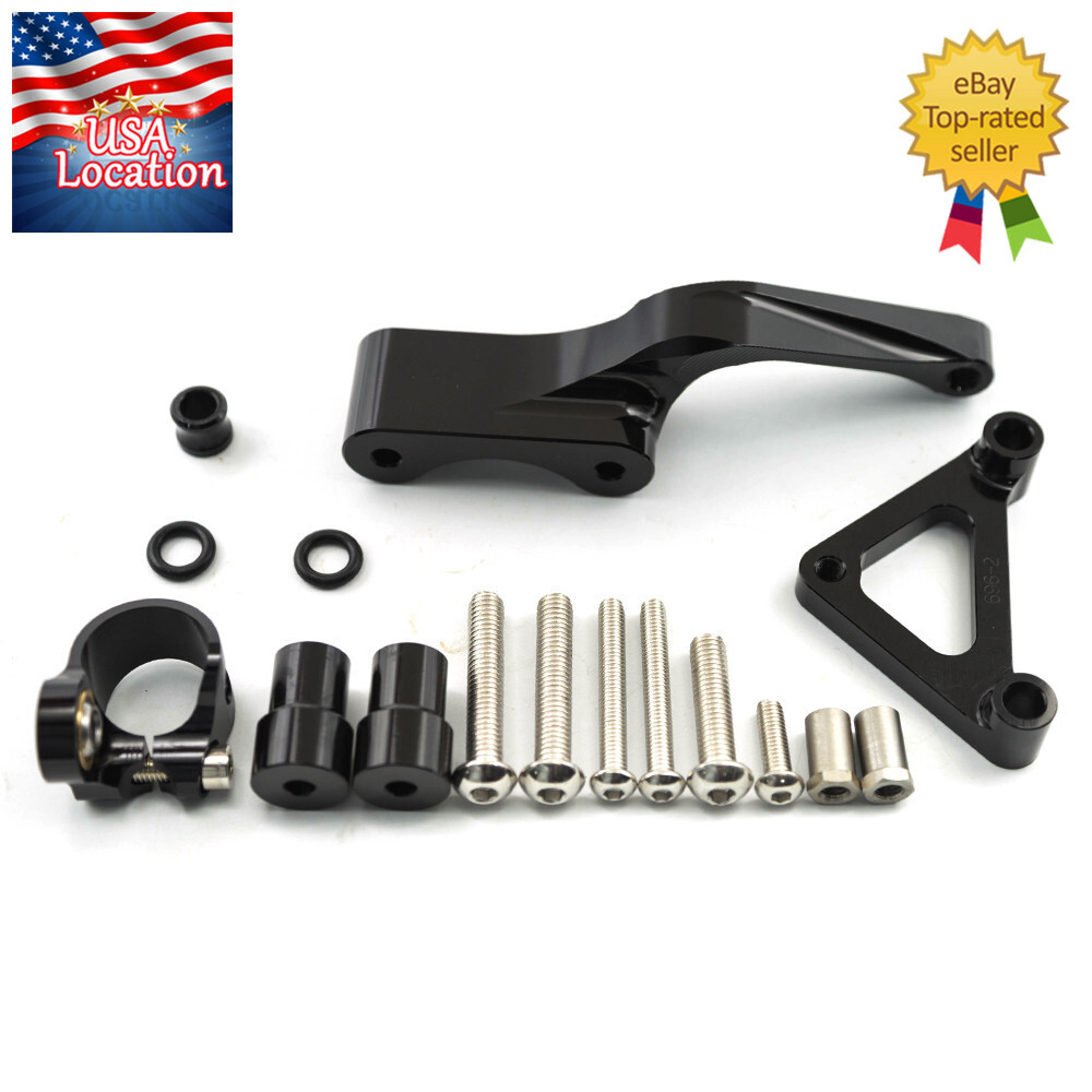 For Ducati duMonster 696 796 795 Steering Damper Stabilizer Bracket Mount Kit