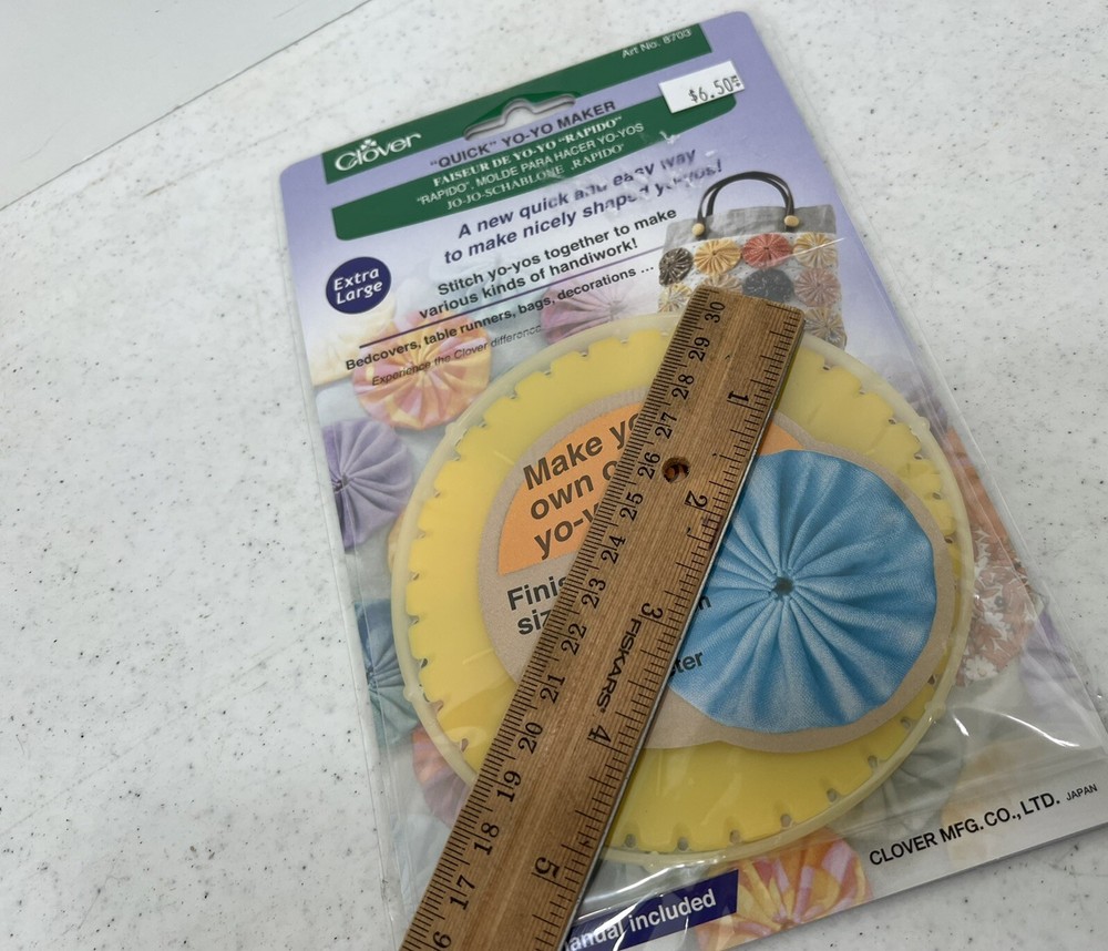 Clover Quick Yo Yo Maker-Round 2-3/8 Inch, New