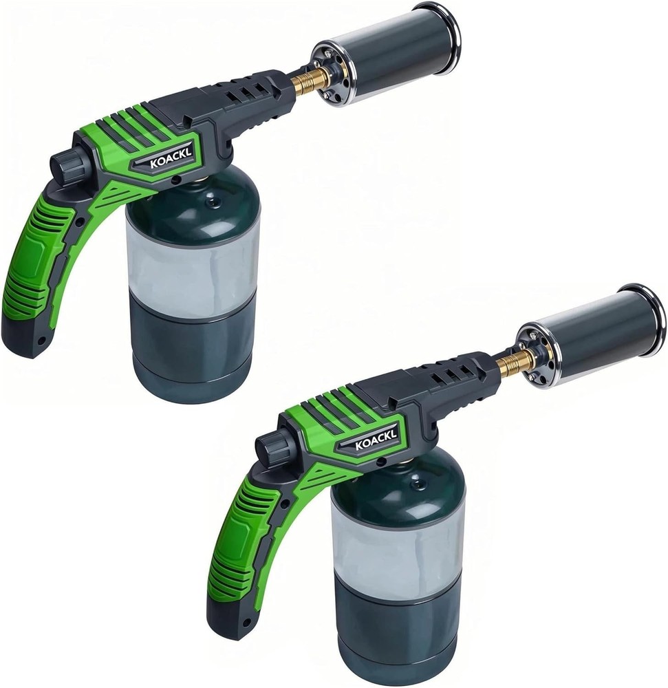 Adjustable Flame Propane Torch 2-Pack - Perfect for Searing and Caramelizing