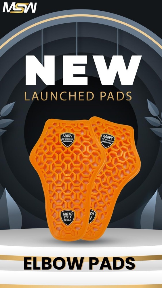 4PC CE Level 2 Elbow and Shoulder Certified Armor Pads Set, Level 2 Approved ...