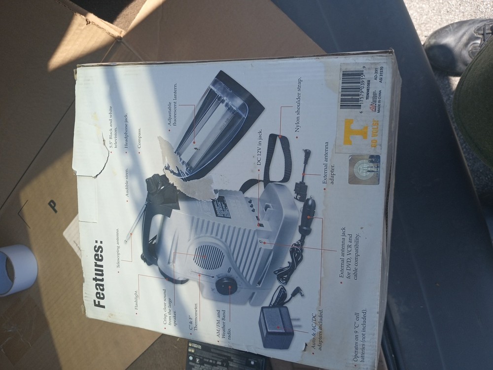 Advantage Industries Multi-Function Television & Radio Tennessee New Sealed
